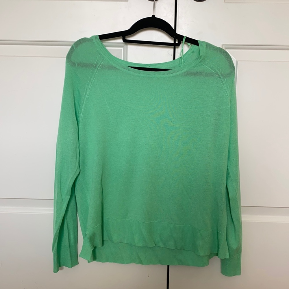Green Zara sweater